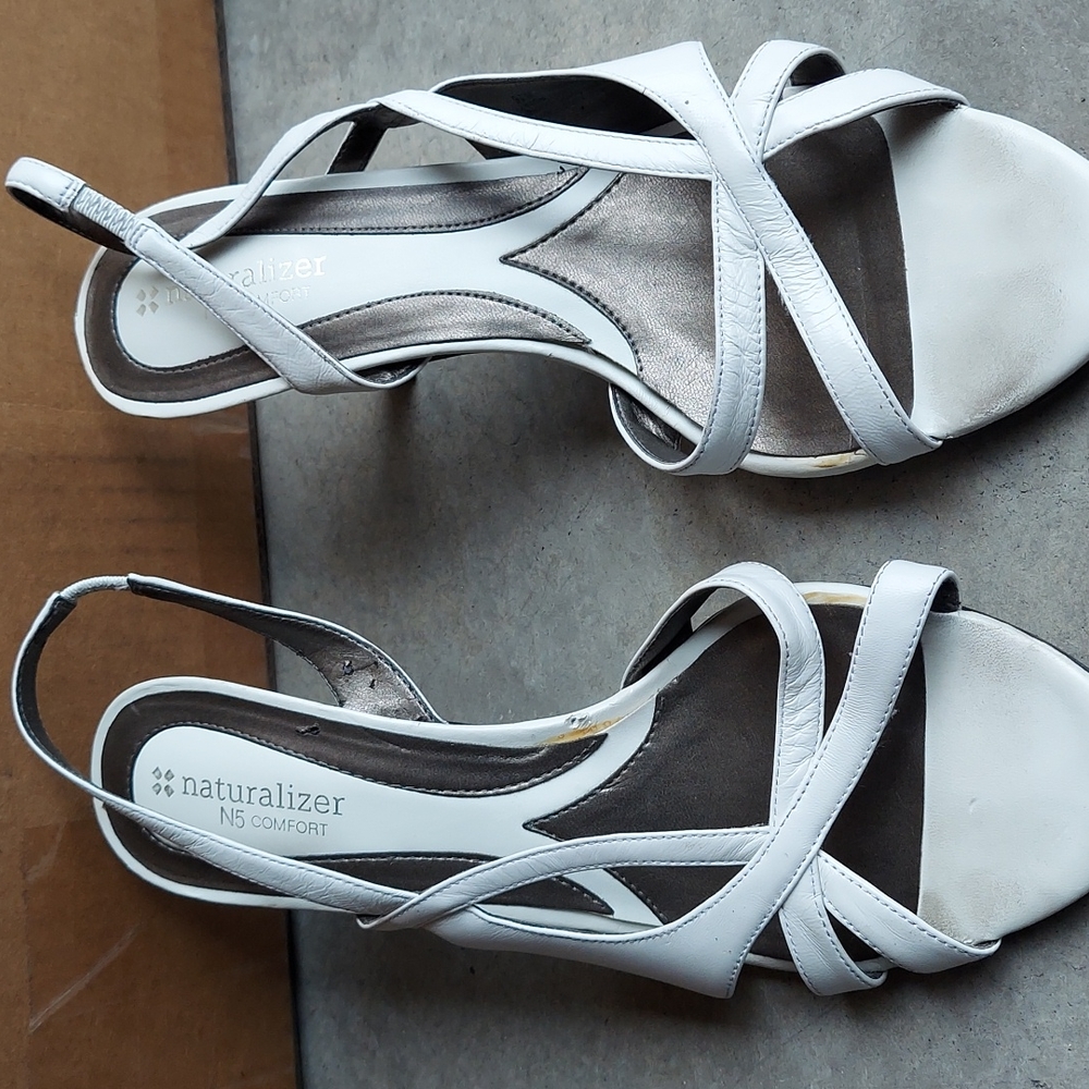 White Sandal Heels